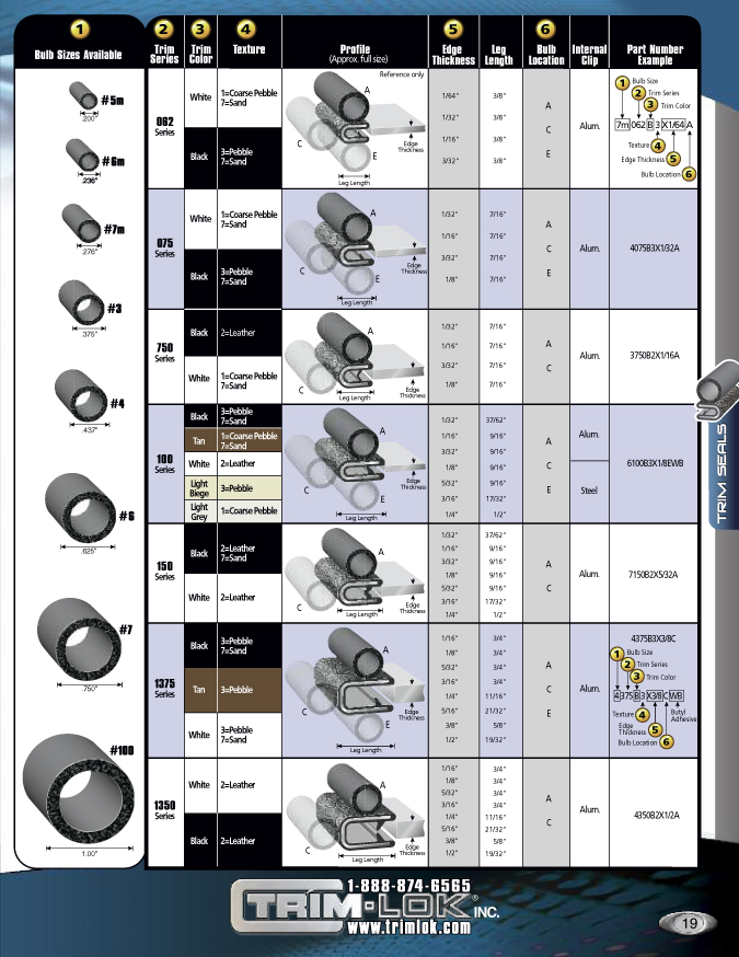 Build a Rubber Trim Seal Bulb & Edge Seals TrimLok